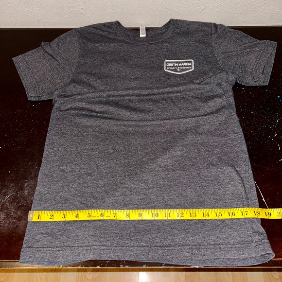 Destin Marina grey unisex t-shirt size medium - Picture 9 of 11